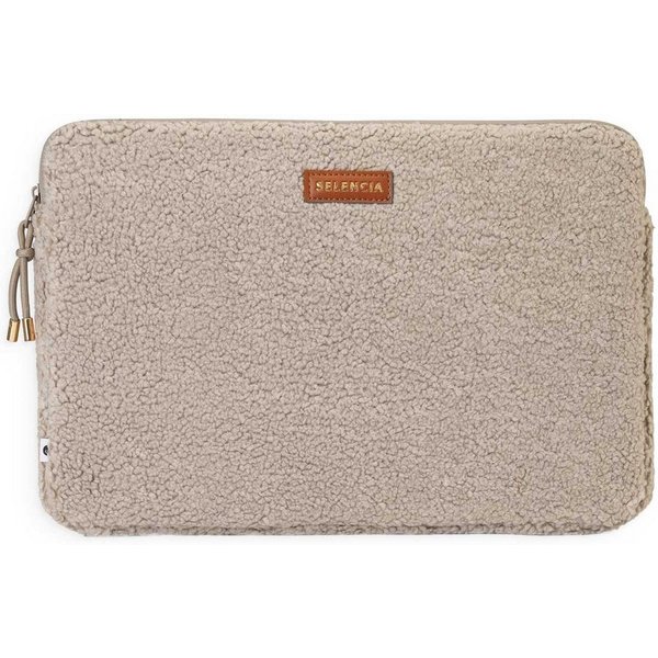 Selencia Laptop-Hülle Selencia Teddy Laptop Hülle 13-14 Zoll - Laptop Sleeve - Sand