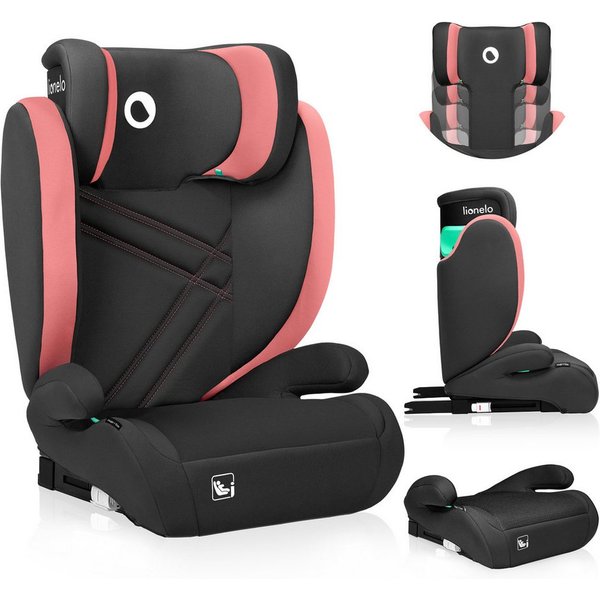 lionelo Autokindersitz HUGO I-SIZE, ab: ab 4 Jahre, bis: bis 12 Jahre, ab: 100,00 cm, bis: 150,00 cm, (Set), i-Size / ISOFIX oder Autogurte / 15-36kg
