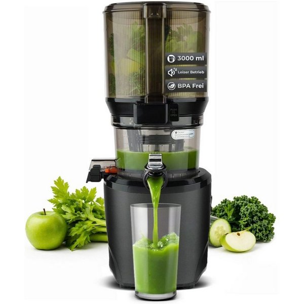 Kuvings Entsafter KUVINGS AUTO10S HANDS-FREE SLOW JUICER (KHS-2591CE), 200 W, 3.000-ml-Hopper