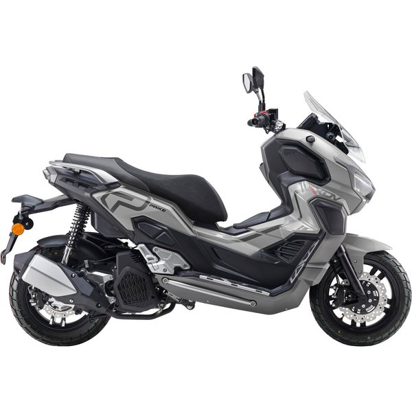 PRIKE Motorroller PRIKE XDV 125, E5+, Adventure, ADV Roller, 125 ccm, 95 km/h, Euro 5+, ABS, Windschutz, Heizgriffe, USB, EFI, digitales Display