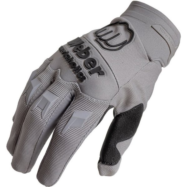 Weber GmbH Motorradhandschuhe Weber #Werkeholics Handschuhe grau / schwarz mit hervorragendem Grip, Fingerknöchelprotektoren
