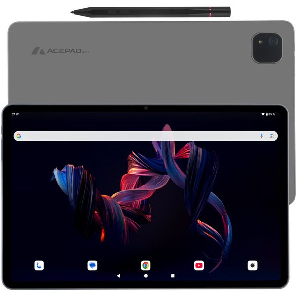Acepad HIGH Tablet 12 Zoll, 2560 x 1600 Pixel, 256GB, WLAN+LTE Premium Tablet (12.2", 256 GB, Android, 4G LTE + WLAN, 8+16GB RAM, 30 Tage Standby, 90HZ 2.5K Dis