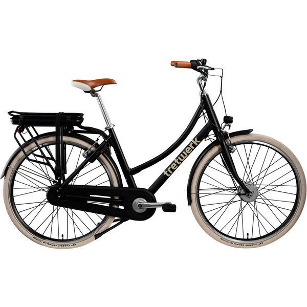 Tretwerk E-Bike Cityrad Aurora, 7 Gang, Nabenschaltung, Frontmotor, 522 Wh, Pedelec, Elektrofahrrad für Damen und Herren