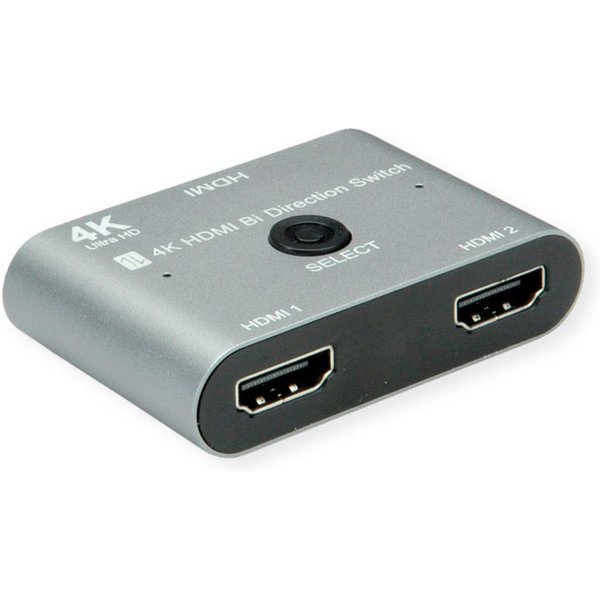 VALUE 4K HDMI Switch, 2fach, bidirektional Audio- & Video-Adapter