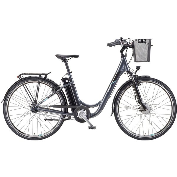 Telefunken E-Bike Cityrad Multitalent RC840, 7 Gang Shimano Nexus Schaltwerk, Frontmotor, 531,3 Wh, Pedelec, Elektrofahrrad für Damen u. Herren