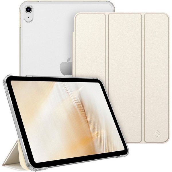 Fintie Tablet-Hülle für iPad 11. Generation 2025 (A16) 11 Zoll, iPad 10. Generation 2022 10.9 Zoll, Ultradünn Case mit transparenter Rückseite Abdeckung, Auto S