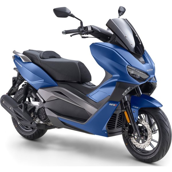 Luxxon Motorroller Silvermax 125 (85 km/h), E5+, Maxi-Scooter, matt-anthrazit, 125 ccm, 85 km/h, Euro 5+, Euro 5+, Windschild, CBS, USB-Anschluss, Maxi-Scooter,