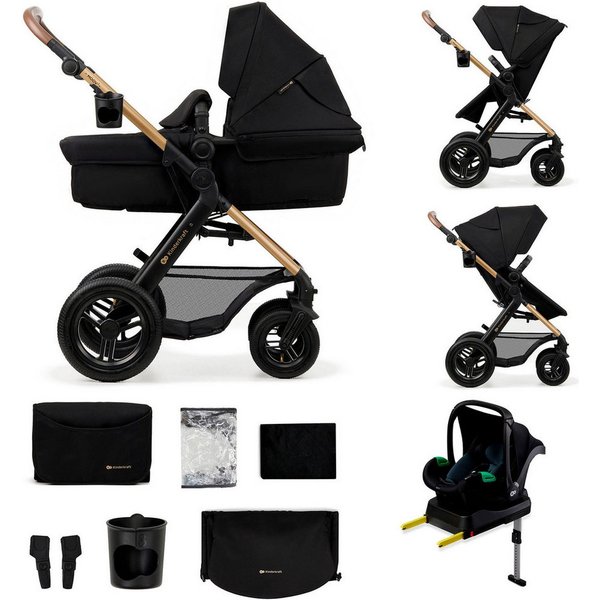 Kinderkraft Kombi-Kinderwagen MOOV 2 4in1 AIR, (Set), mit Luftreifen