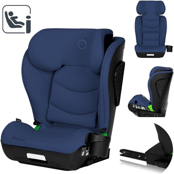 lionelo Autokindersitz NEAL I-SIZE, ab: ca. 3,5 Jahre (entsprechend einer Körpergröße ab 100 cm)., bis: ca. 12 Jahre (entsprechend einer Körpergröße bis 150 cm)