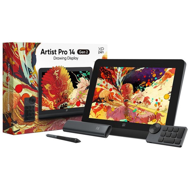 XP-PEN Artist Pro 14 2rd Grafiktablett (14", 16000 Druckstufen)