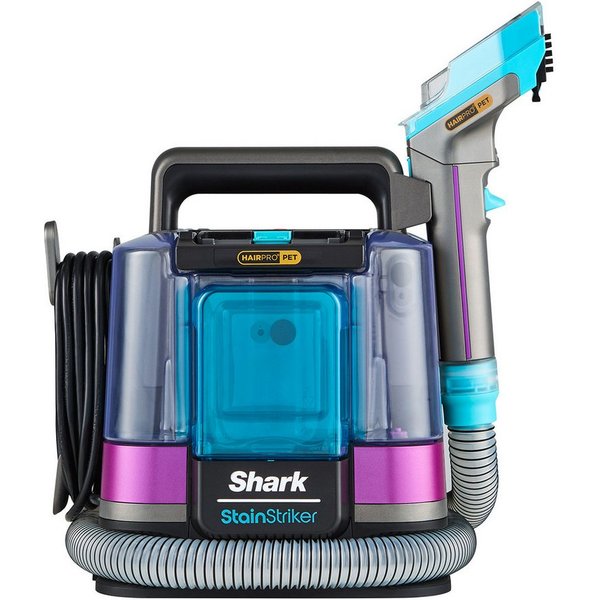 Shark Dampfreiniger PX250EUT StainStriker, 450 W, Flecken - und Polsterreiniger, Hartboden, für Haustierbesitzer, 0