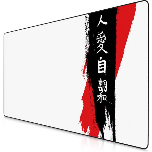 Titanwolf Gaming Mauspad XXXL Speed Mousepad 1200 x 600 x 3 mm, große Schreibtischauflage (1-St), rutschfest, abwaschbar, Geschwindigkeit & Präzision, Japan Ink