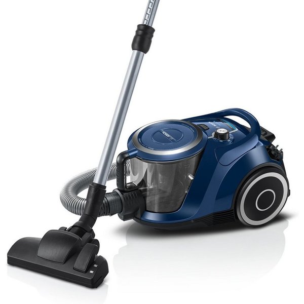 BOSCH Bodenstaubsauger Serie 6 BGC41X36, ideal für Allergiker, Hygiene-Filter, leise, 700 W, beutellos, 10 Jahre Motorgarantie, Hartbodendüse, XXL-Polsterdüse, 