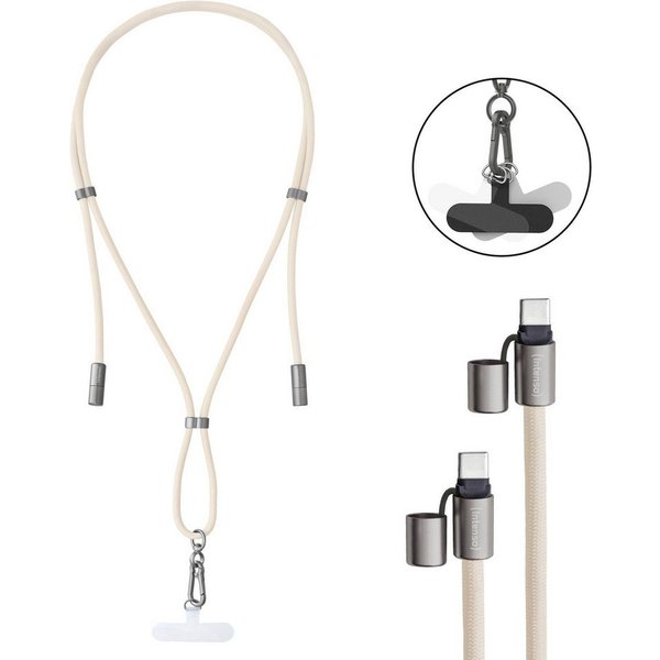 Intenso Handykette Handykette mit USB-C-Kabel, 60W