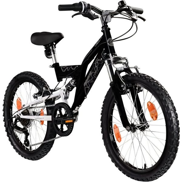 Galano Mountainbike FS180, 6 Gang, Kettenschaltung, 20 Zoll Kinderfahrrad ab 6 Jahre 120-135 cm für Mädchen und Jungen