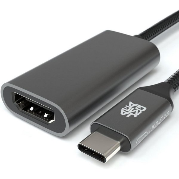 JAMEGA USB-C zu HDMI Adapter 4K@30Hz Typ C auf HDMI Samsung Galaxy MacBook USB-Adapter
