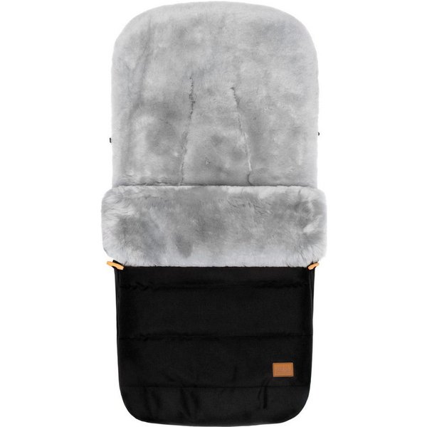 Fillikid Fußsack Winterfußsack Bernina Lammfell Exklusiv, Warmer Winterfußsack mit echtem Merino-Lammfell wasserabweisend und