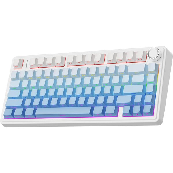 nsihing AULA F75 Mechanische Tastatur, 75%, Hot Swap, Knopf, RGB Gaming-Tastatur