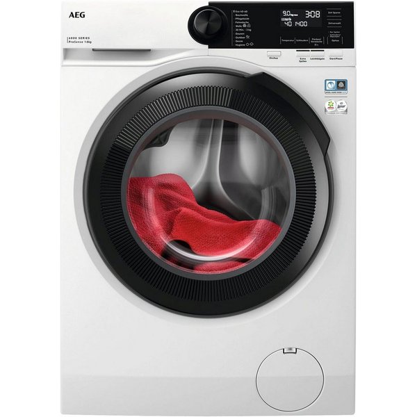 AEG Waschmaschine 6000 ProSense® LR6A65480, 8 kg, 1400 U/min, Hygiene-Programm mit Dampf: Entfernt zuverlässig Viren und Bakterien