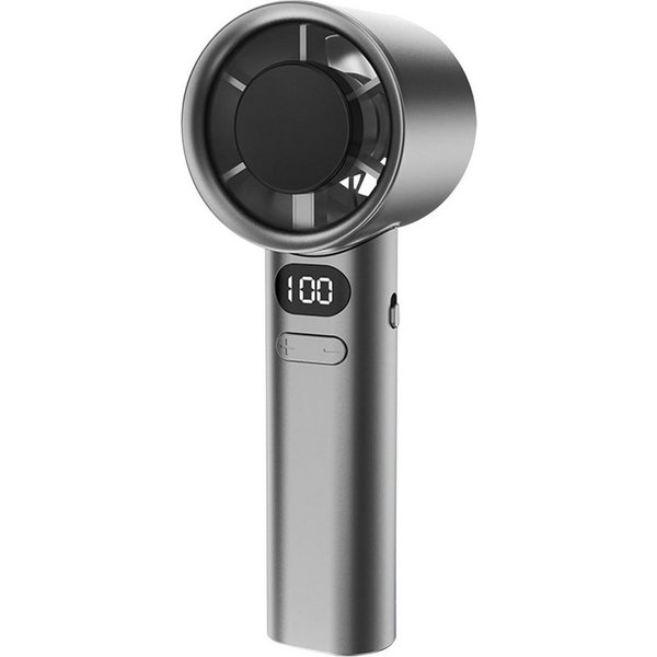ITSHINY Handventilator Mobiler Mini-Handventilator mit USB-C, LED-Display & 120 Kühlstufen, Stufenanzeige via LED, leise Kühlung, starker Akku, kompakt & mobil