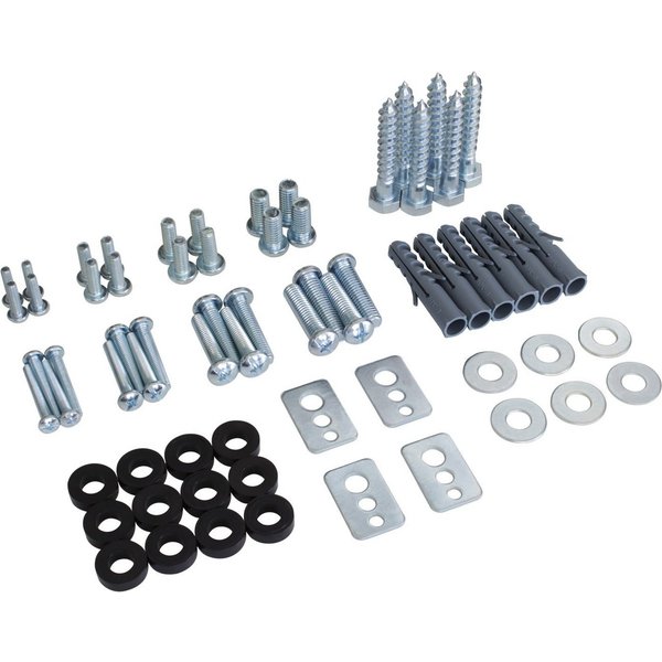 RICOO Halterungszubehör Schrauben-Set für TV Wandhalterung mit Schrauben & Wanddübel SPZ0200, (1-tlg., Schrauben M4, M8, M6, M5 & Wanddübel S10 für Massivbeton,