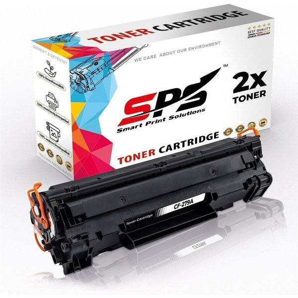 SPS Tonerkartusche 2x 79A CF279A Schwarz Kompatibel für HP Laserjet Pro M12W Drucker, (2er Pack)