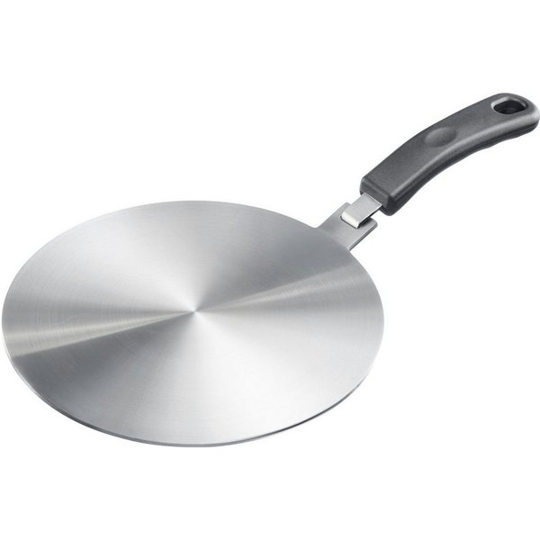 WESTMARK Kochfeld-Adapter Induktionsadapterplatte, Ø 28 cm, Zubehör für nicht-magnetische Töpfe und Pfannen, abnehmbarer, wärmeisolierter Griff
