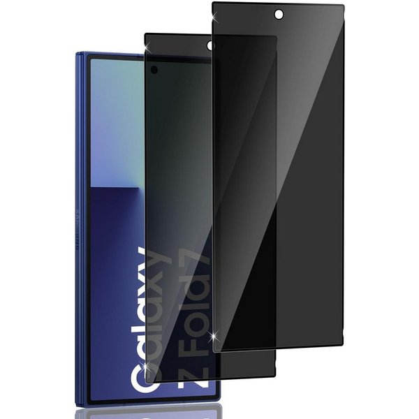 MSM Displayschutzglas 2X Schutzglas für Samsung Galaxy Z Fold 7 5G Anty-Spy Blickschutz
