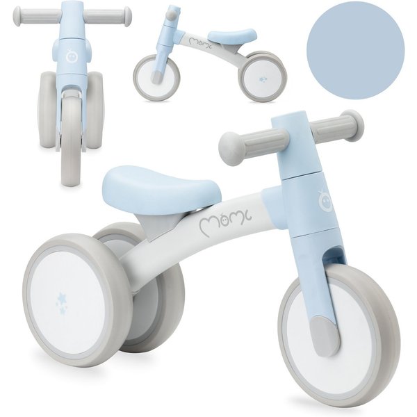 MoMi Laufrad Tedi 7 Zoll, Mini Laufdreirad ab 1 Jahr, ultraleicht 1,65 kg