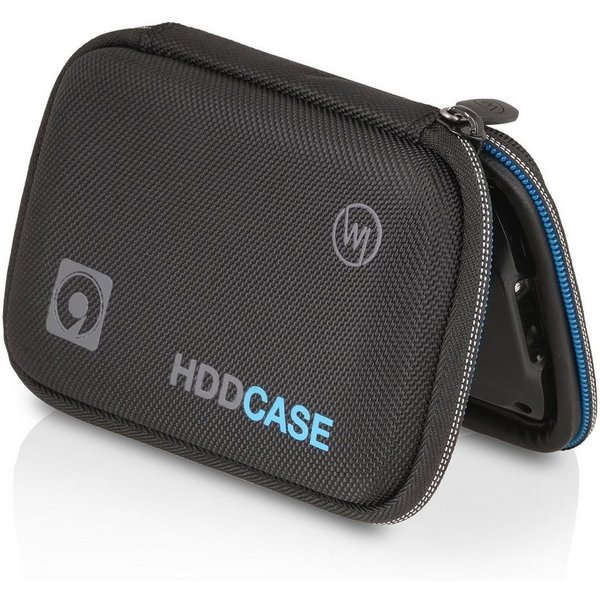 Wicked Chili Festplattentasche 2.5 Zoll Festplatte / HDD Case, Innenabmessungen: 13,5 x 8,5 x 4cm / Universal / Dehnbar (für max. 2 F