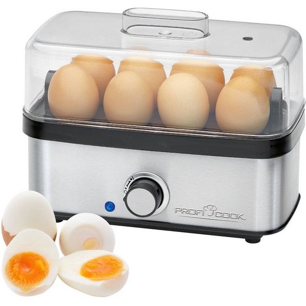 ProfiCook Eierkocher PC-EK 1275, bis zu 8 Eier, Omelett-/Pochier-Funktion