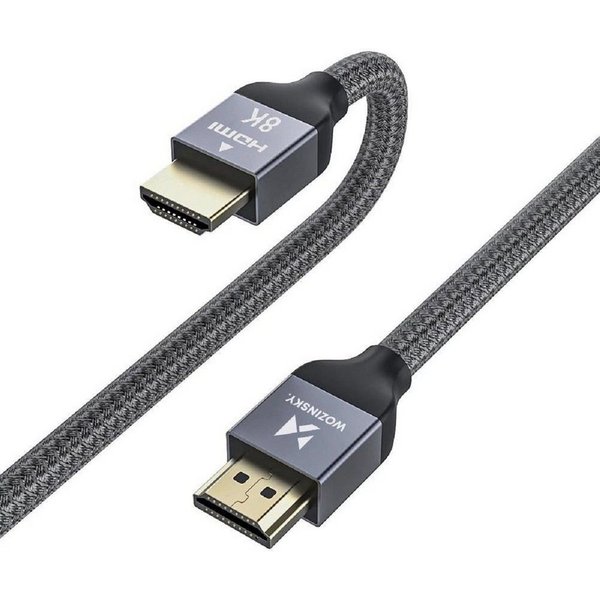Wozinsky Kabel HDMI 2.1 8K 60 Hz 48 Gbps / 4K 120 Hz / 2K 144 Hz HDMI-Kabel, (200 cm)