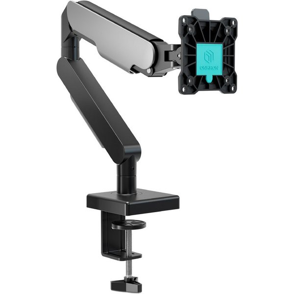 ONKRON Monitor-Halterung 13-32 Zoll, bis 8 kg, VESA 75x75-100x100, (bis 34 Zoll, neigbar, schwenkbar, drehbar, Gasdruckfeder, Kabelmanagement)