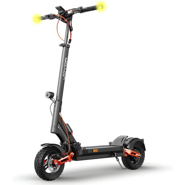 JOYOR E-Scooter T6E Pro bis 90km Reichweite Blinker offroad Straßenzulassung ABE 500W, 500 W, 20 km/h, (Long-Range-Performance-Kit, mit hydraulischer Vollfederu