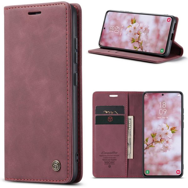 CaseMe Handyhülle Caseme Handyhülle für Xiaomi Xioami 15T-Karmesinrot