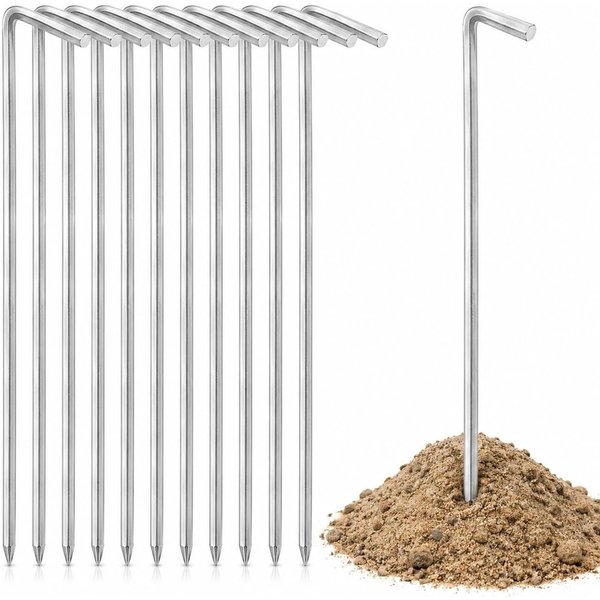 TK Gruppe Zelthering 20 Zeltheringe aus Stahl, 18 cm, für Camping und Garten, (1-St)