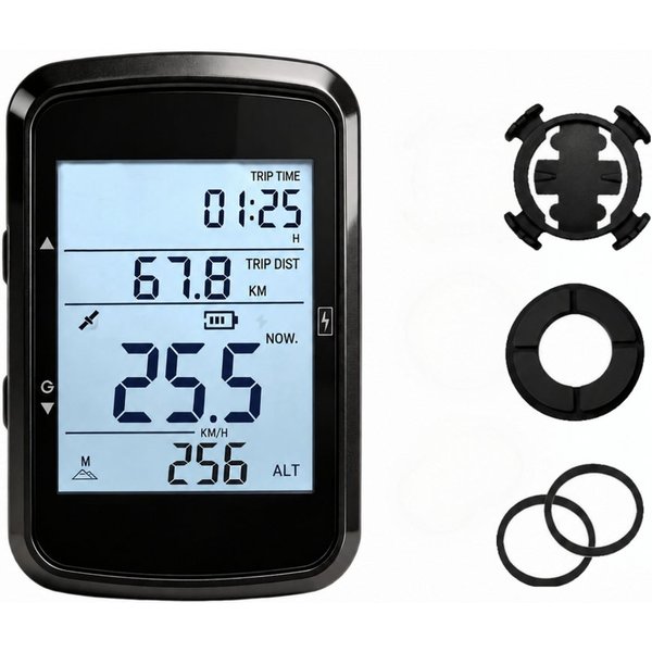 ibettertec Fahrradcomputer Kabelloser Fahrradtacho mit LCD-Display, 2,4 Zoll (USB-C Ladefunktion), Geschwindigkeitsmesser, Kilometerzähler, Hintergrundbeleuchtu