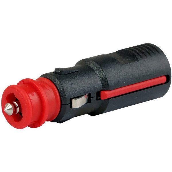 Hama Zigarettenanzünder-Verteiler KFZ Universal-Stecker Zigarettenanzünder-Stecker (1-St., 1x Zigarettenanzünderstecker), Max. 16A 6V 12V 24V Auto PKW LKW Wohnm