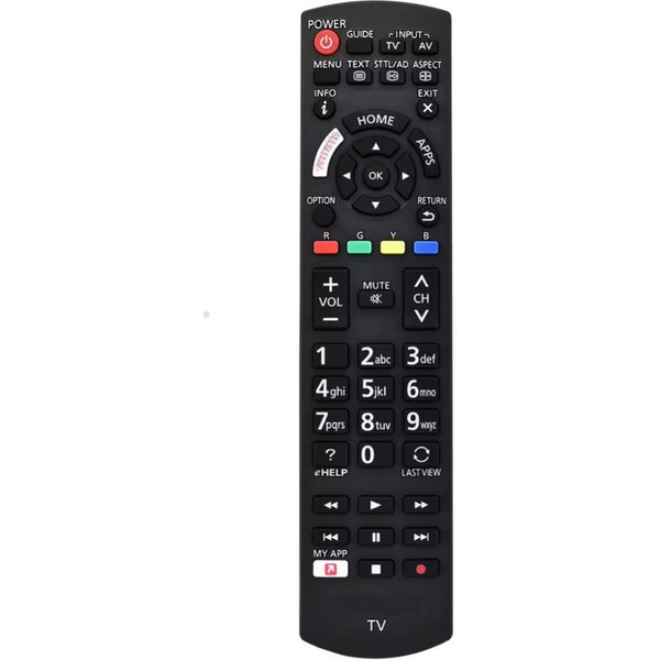 azurano Ersatz für PANASONIC N2QAYB001133 N2QAYB001109 N2QAYB001009 Universal-Smart-TV-Fernbedienung