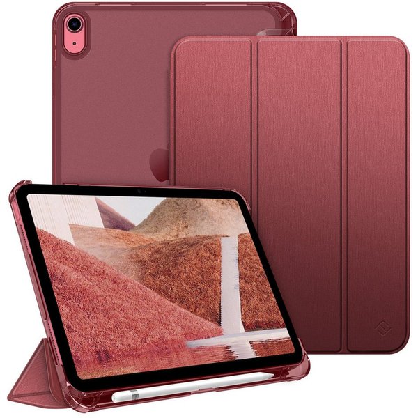 Fintie Tablet-Hülle für iPad 11 Generation 11‘’ 2025 (A16), iPad 10 Generation 10.9'' 2022, ultradünn, mit Stifthalter, transparenter Rückseite, Auto Schlaf/Wac