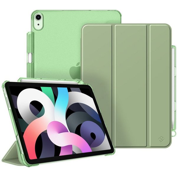 Fintie Tablet-Hülle für iPad Air 11'' M4/M3/M2(2026/2025/2024), iPad Air 5/4 Gen 2022/2020 10.9 Zoll, mit Stifthalter, ultradünne leichte Hülle mit transparente