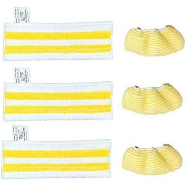 FELIXLEO Akku-Fenstersauger 6 Mikrofaser Tücher für Kärcher EasyFix SC1 SC2 SC3 SC4 SC5