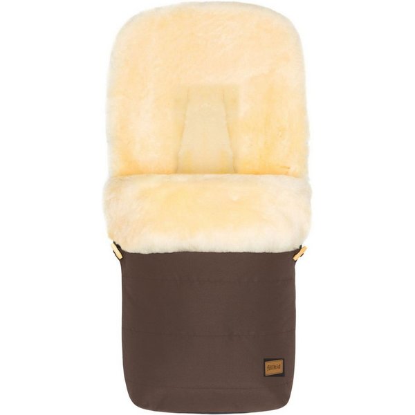 Fillikid Fußsack Winterfußsack Bernina Lammfell Exklusiv, Warmer Winterfußsack mit echtem Merino-Lammfell wasserabweisend und