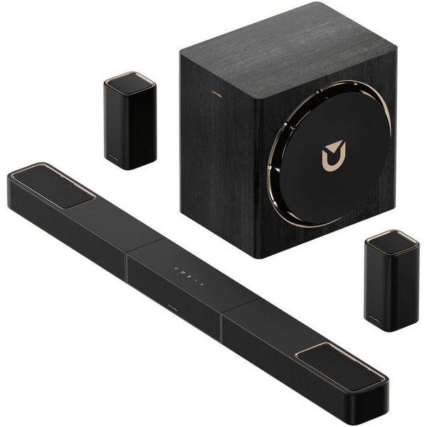 Ultimea Heimkinosystem Skywave X60 Soundbar 7.1.4 (Sub, Dolby Atmos, Surround Sound) (840 W, Kabelloses Surround Sound Bar System, heimkino soundsystem)