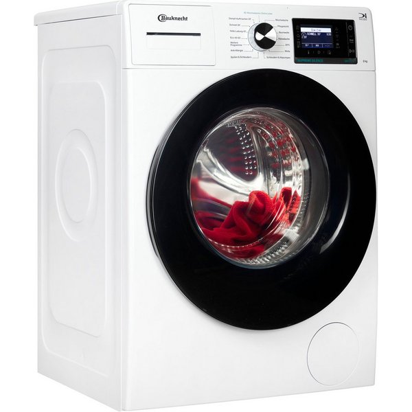 BAUKNECHT Waschmaschine B6R 88E SILENCE DE, 8 kg, 1400 U/min, Silence-Technologie sorgt für einen besonders leisen Waschgang