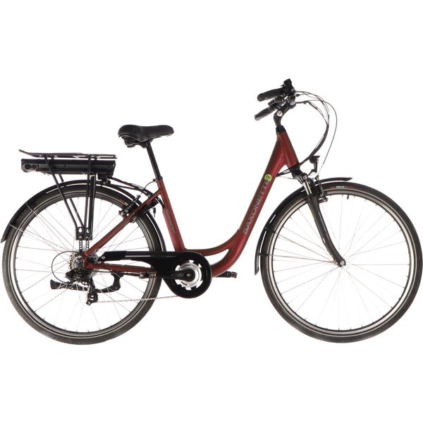SAXONETTE E-Bike Cityrad ADVANCED SPORT, 3 Gang Shimano Alivio Schaltwerk, Kettenschaltung, Heckmotor, 374 Wh, (mit integr. Akku), Elektrofahrrad für Alltag und