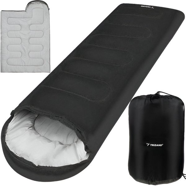 Trizand Deckenschlafsack Schlafsack Mumienschlafsack Camping Outdoor (1 tlg), 2in1 Deckenschlafsack