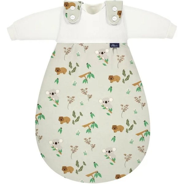 Alvi® Babyschlafsack ALVI Baby-Mäxchen 3tlg. Organic Cotton Koalas World, 80/86