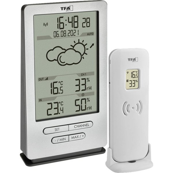 TFA Dostmann TFA Dostmann XENA 35.1162.54 Funk-Wetterstation Vorhersage für 12 bis Wetterstation