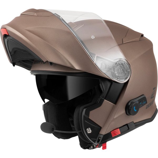 Bogotto Motorradhelm H271 BT Bluetooth Klapphelm, Integriertes Kommunikationssystem,geeignet Für Brillenträger,vorb